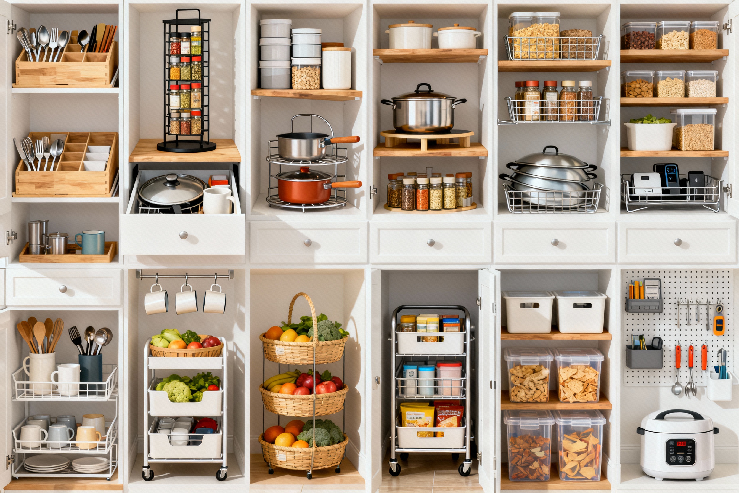 Kitchen Cabinet Organization Ideas: 20 Smart Solutions
