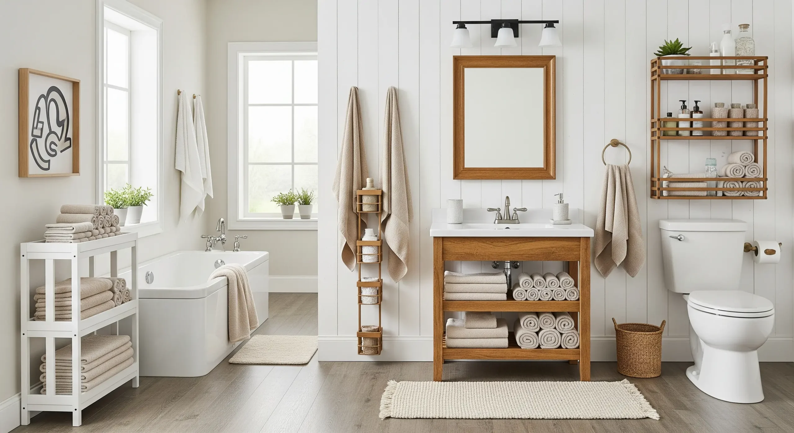 Best 7 Bathroom Towel Storage Ideas That Keep Towels Dry and Tidy