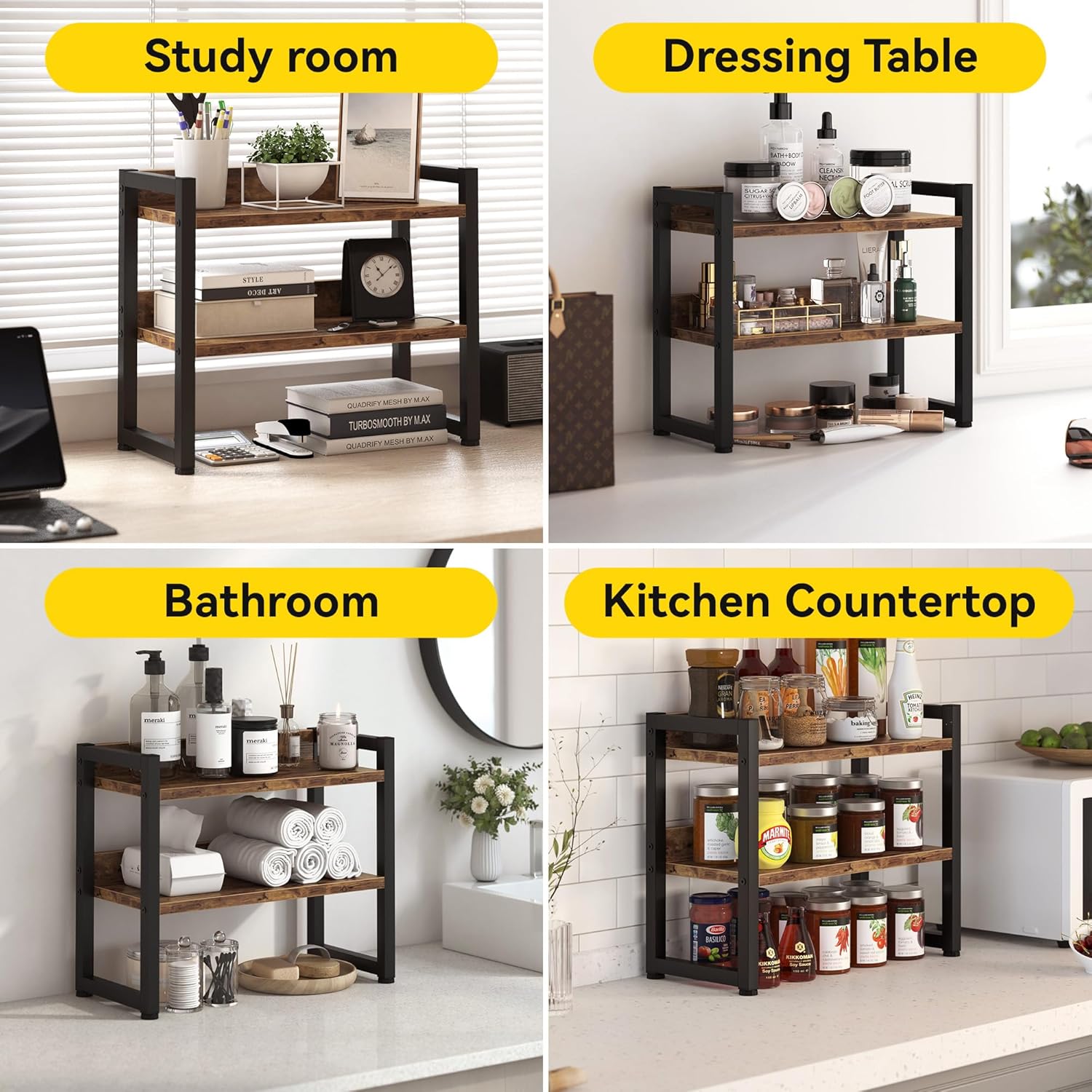 Kitchen Countertop Shelf Organizer 3-Tier review